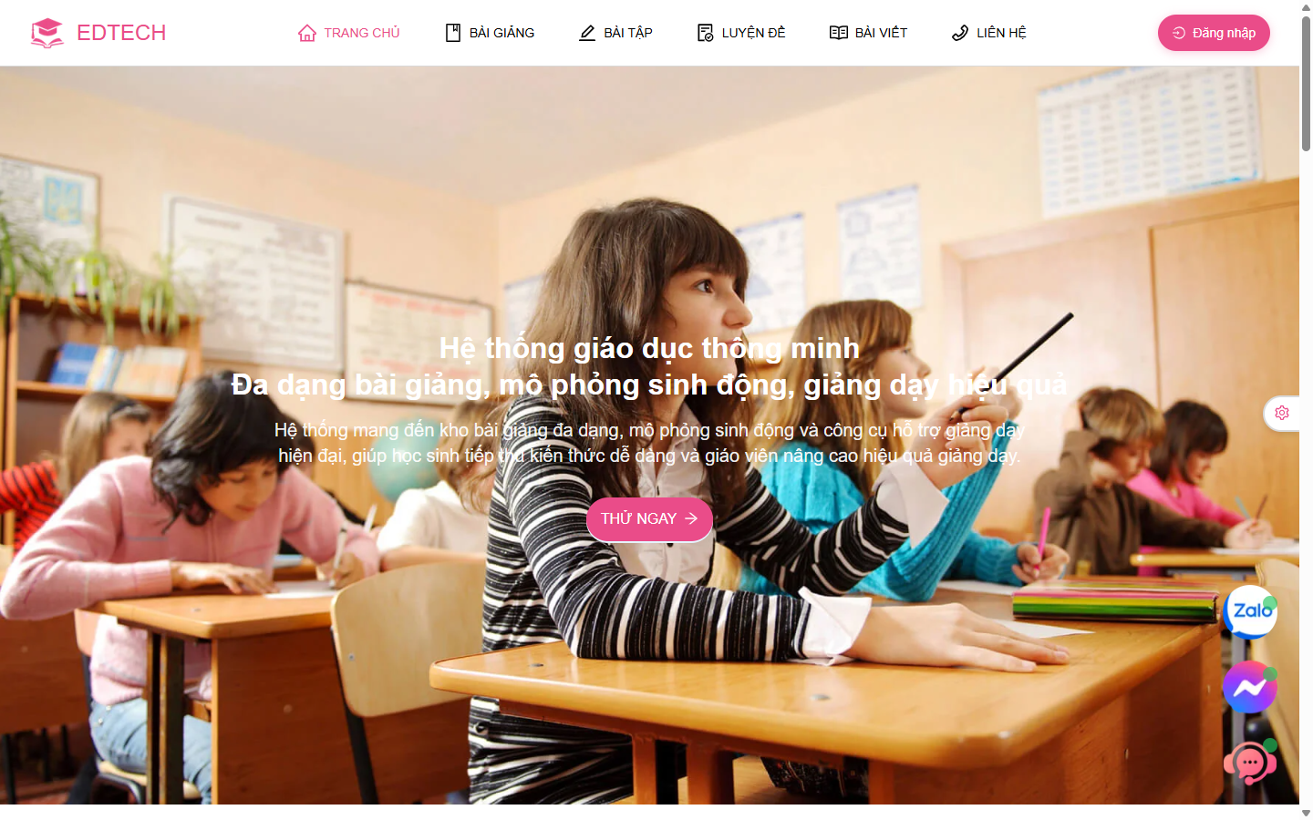 EdTech — Nền tảng tạo đề và thi trực tuyến